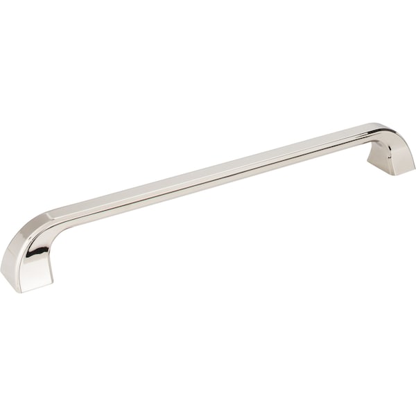 Jeffrey Alexander 12" Center-to-Center Polished Nickel Square Marlo Appliance Handle 972-12NI - main